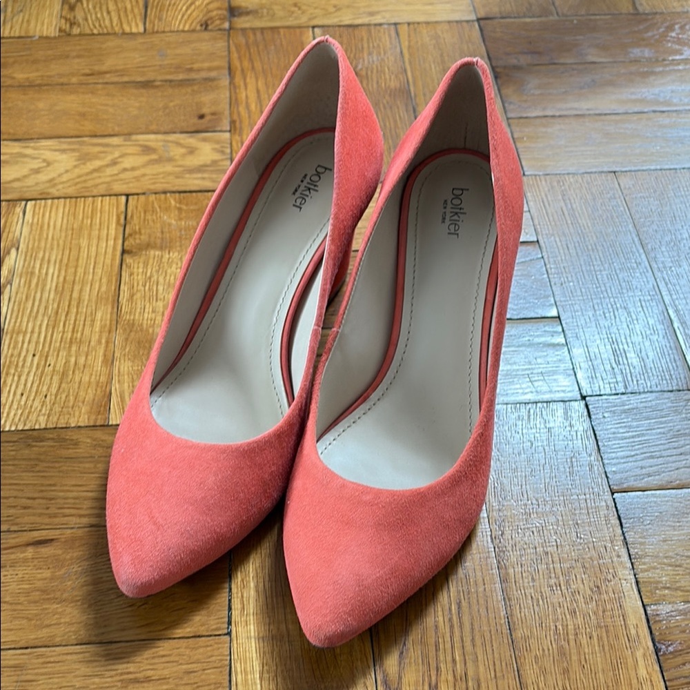 Botkier Peach Suede Heels
